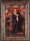 Jan van Eyck Madonna and Child at the Fountain painting